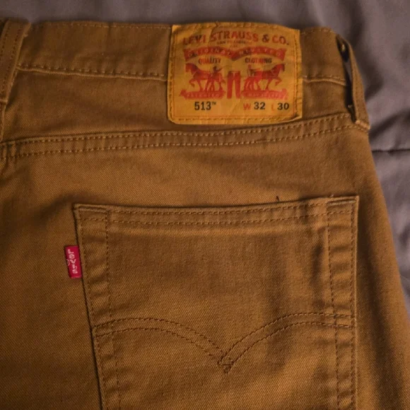 Levi's Men's Brown Pants - Picture 2 of 3